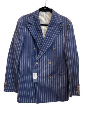 Suitsupply Guabello pinstripe blazer Size:50 NWT